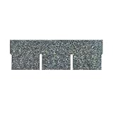 Dollhouse Miniature Slate Gray Rectangular Butt Asphalt Museum Shingles with Granule