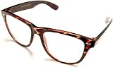 Clear Clark Kents - Retro Fashion Attitude Eyewear , Tortoise Shell Demi