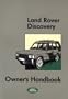Land Rover Discovery Hndbk 1989-90