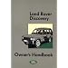Land Rover Discovery Owner's Handbook