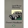 Land Rover Discovery Owner's Handbook