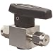 Parker 2A-PR4-VT-SS Stainless Steel 316 Plug Valve, 1/8" A-Lok Compression Fitting