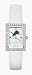 Detroit Lions Ladies Allure White Leather Strap Watch