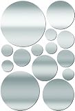 Lot 26 Studio ADD-HERES Adhesive Reflections-Dots Wall Stickers, 10.25 x 15-Inches