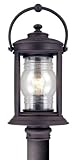 Station Square Traditional Outdoor Lighting Post - 8.75