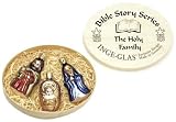 Inge-Glas Holy Family German Glass Christmas Ornament 3-Piece Set #40132906