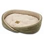 Precision Pet Small SnooZZy Fashion Daydreamer Dog Bed, Sage/Tan