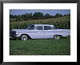Americana Antique Edsel on Farm, Angola, IN Framed Art Poster Print by Bruce Leighty, 31x25