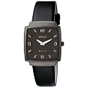 Invicta Women's Slim Collection Square Black Leather Watch #5151