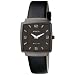 Invicta Women's Slim Collection Square Black Leather Watch #5151