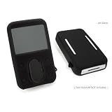 FlexiSkin - The Soft Low-Profile Case for Creative Zen Vision:M (Jet Black (no clip))