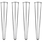 4 x Hairpin Tischbeine - alle Größen & Farben: Amazon.de: Baumarkt