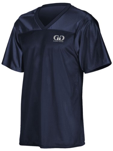AD995F Men's Short Sleeve Fan Jersey for Football, Basketball, and Sports Events (XX-Large, Navy)