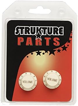 Strukture SSKN005TCRM Vintage Tone Knobs for Stratocaster, Cream
