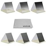 Complete ND (Neutral Density) Filter Set for Cokin P Series - Includes: Graduated ND2, ND4, ND8 and Full ND2, ND4, ND8 Filters + Premium Goja Microfiber Cleaning Cloth