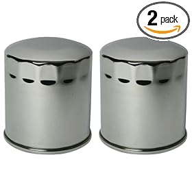 Purolator ML16822C Chrome Motorcycle Oil Filter Purolator ML16822C Chrome Motorcycle Oil Filter (Pack of 2)