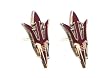 Arizona State Sun Devils Post Stud Logo Earring Set Ncaa Charm