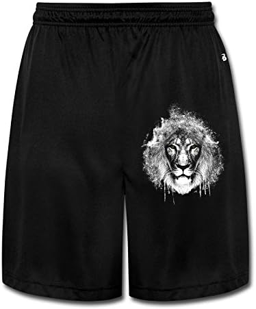 Lion Decal Cotton Man Mens Joggers