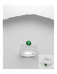 CZ Ring In 92.5 Sterling Silver