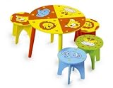 Wooden Childrens Animal Table and Chairs