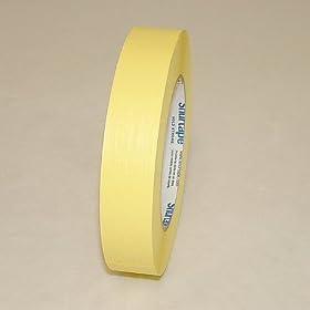 Shurtape CP-632 Colored Masking Tape: 1 in. x 60 yds. (Yellow)
