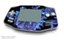 Blue Virii Design GameBoy Advanced Decorative Protector Skin Decal Sticker