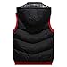 Unisex Stand Collar with Removable Hood Down Vest
