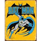 Vintage Comic Book Hero s Steel Plaques (Vintage Batman)