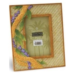 Hawaiian Photo Frame Ilima Crown Flower Lei