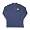 Antigua Michigan Classic Pique Long Sleeve Polo Shirt (Small, Navy)