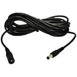 Extension Cable (12V) 10 Foot works for Foscam FI9828W , FI9805W , FI8919W , FI9804W, FI8602W , Black