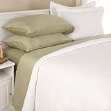 IMAGE OF Viscose from Bamboo Fiber Sheet Set, Queen, Ecru
