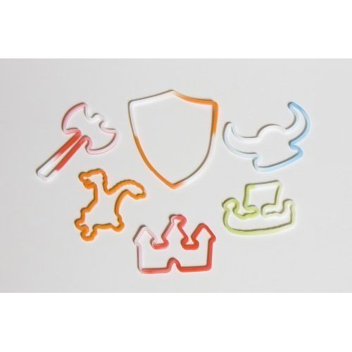 zany bandz shaped rubber bands bracelets 24pack dragonz glows in the dark  cheap price