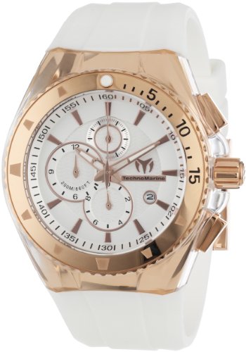 TechnoMarine Men's 110050 Cruise Original Star Chronograph Silver Dial Watch