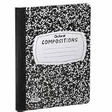 Esselte Composition Book,Wide Ruled,9-3/4x7-1/2,60/SH,Marble Cover