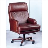 Leaders 27" W Executive Swivel - Spider Base Color/Material: Ashley - Aubergine