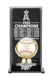Mounted Memories Los Angeles Angels Of Anaheim 2002 World Series Champs Display Case