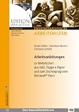 Arbeitsanleitungen zu Werkst�cken aus Holz, Pappe & Papier und zum Zeichenprogramm Microsoft Paint: Edition Vita Activa - Ergotherapeutische Arbeitshilfen
