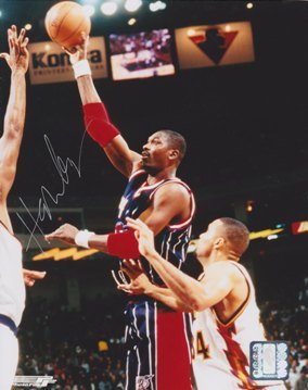 Hakeem Olajuwon Autographed Houston Rockets 8x10 Photo