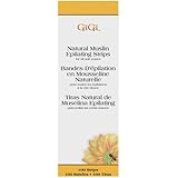 Gigi Natural Muslin Strips, Small