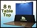 8' TABLE TOP TRADE SHOW DISPLAY POP UP DISPLAY EXHIBIT BOOTH **BLUE**