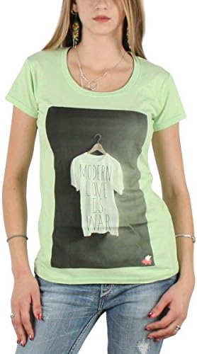 Glamour Kills - Womens Modern Love is War Tank in Green, Large, Green