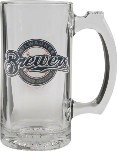 Milwaukee Brewers Logo Glass Tankard