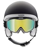 Carrera Skihelm Set, Rennhelm Bullet mit Steel EVO und zweiter Wechselscheibe