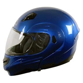 Vega Summit II Metallic Blue Large Modular Helmet