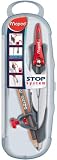 Maped Stop System Compass with Pencil, Red (196510)