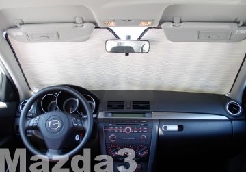 Sunshade for Mazda Mazda 3 2004-09 HEATSHIELD Custom-fit Sunshade