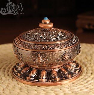 incense new Holder Burner Traditional Cool Design Unique Tibet Bronze Antique Classic