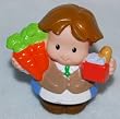 Fisher Price Little People Little Boy Holiding Carrots and box