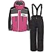 COLOUR = COBALT / BLACKJACKET: - Uses the Tres-Tex fabric which is windproof, waterproof to 3000mm and breathable to 3000mvp.- Detachable hood with adjuster.- 4 zipped pockets.-Elasticated cuff with velcro tab.- Snow gaitor to stop snow getting in.SNOW PANT: - Uses the same Tres-Tex fabric which is windproof, waterproof and breathable.- Taped seams.- Adjustable detachable braces.- Waist adjusters.- 2 zipped side pockets.- Articulated knees and integral snow gaiters.SIZING: - 5-6 (chest = 24', waist = 22')- 7-8 (chest = 26', waist = 23')- 9-10 (chest = 28', waist = 24')- 11-12 (chest = 31', waist = 26')- 13-14 (chest = 34', waist = 28')IF YOU HAVE ANY QUESTIONS PLEASE DO NOT HESITATE TO CONTACT US!
